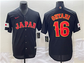 Japan Baseball #16 Shohei Ohtani Navy 2023 World Baseball Classic Jersey