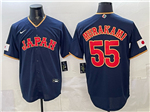 Japan Baseball #55 Munetaka Murakami Navy 2026 World Baseball Classic Jersey
