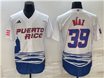 Puerto Rico Baseball #39 Edwin Díaz White 2023 World Baseball Classic Jersey