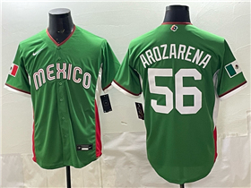 Mexico Baseball #56 Randy Arozarena Green 2026 World Baseball Classic Jersey