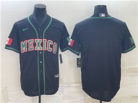 Mexico Baseball Black 2023 World Baseball Classic Team Jersey