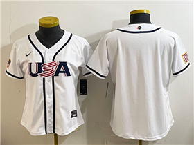 USA Baseball Women's White 2026 World Baseball Classic Team Jersey