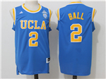 UCLA Bruins #2 Lonzo Ball Blue College Basketball Jersey