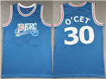 Perc 30 #30 O'Cet Blue Movie Basketball Jersey