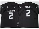 Texas A&M Aggies #2 Johnny Manziel Black College Football F.U.S.E. Limited Jersey