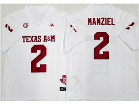 Texas A&M Aggies #2 Johnny Manziel White College Football F.U.S.E. Limited Jersey