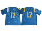 UCLA Bruins #17 Brett Hundley Blue College Football Jerseyy