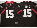 Georgia Bulldogs #15 Carson Beck Alternate Black College Football Jersey