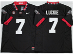 Georgia Bulldogs #7 Lawson Luckie Alternate Black College Football F.U.S.E. Limited Jersey