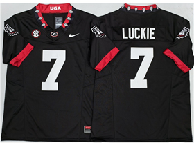 Georgia Bulldogs #7 Lawson Luckie Alternate Black College Football F.U.S.E. Limited Jersey