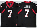 Georgia Bulldogs #7 Lawson Luckie Black College Football F.U.S.E. Limited Jersey
