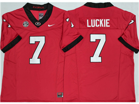 Georgia Bulldogs #7 Lawson Luckie Red College Football F.U.S.E. Limited Jersey