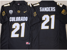 Colorado Buffaloes #21 Deion Sanders Black College Football F.U.S.E. Limited Jersey