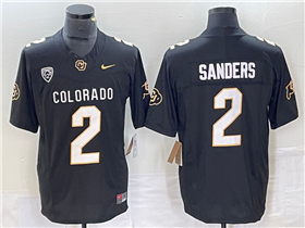 Colorado Buffaloes #2 Shedeur Sanders Black College Football F.U.S.E. Limited Jersey