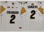 Colorado Buffaloes #2 Shedeur Sanders White College Football F.U.S.E. Limited Jersey