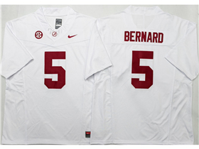 Alabama Crimson Tide #5 Germie Bernard White College Football F.U.S.E. Limited Jersey