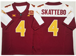 Arizona State Sun Devils #4 Cam Skattebo Red Special College Football Limited Jersey