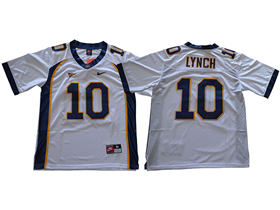 California Golden Bears #10 Marshawn Lynch White College Football Jersey