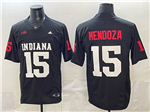 Indiana Hoosiers #15 Fernando Mendoza Black College Football F.U.S.E. Limited Jersey
