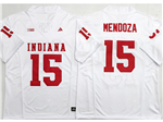 Indiana Hoosiers #15 Fernando Mendoza White College Football F.U.S.E. Limited Jersey