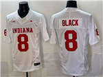Indiana Hoosiers #8 Kaelon Black White College Football F.U.S.E. Limited Jersey
