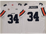 Auburn Tigers #34 Bo Jackson White College Football F.U.S.E. Limited Jersey