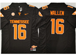 Tennessee Volunteers #16 Morgan Wallen Black College Football F.U.S.E. Limited Jersey