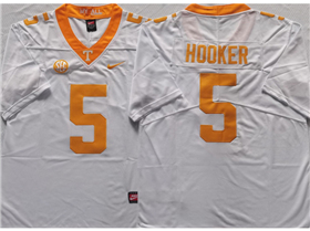 Tennessee Volunteers #5 Hendon Hooker White College Football Jersey