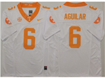 Tennessee Volunteers #6 Joey Aguilar White College Football F.U.S.E. Limited Jersey