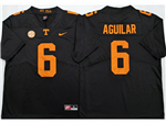 Tennessee Volunteers #6 Joey Aguilar Black College Football Jersey