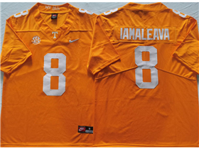 Tennessee Volunteers #8 Nico Iamaleava Orange College Football Jersey