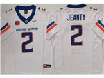 Boise State Broncos #2 Ashton Jeanty White College Football F.U.S.E. Limited Jersey