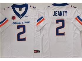 Boise State Broncos #2 Ashton Jeanty White College Football F.U.S.E. Limited Jersey