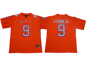 Clemson Tigers #9 Travis Etienne Jr. Orange College Football Jersey