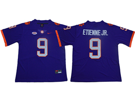 Clemson Tigers #9 Travis Etienne Jr. Purple College Football Jersey