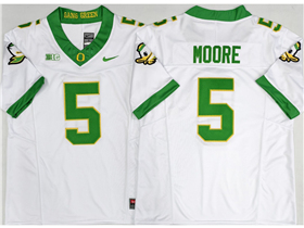 Oregon Ducks #5 Dante Moore White College Football F.U.S.E. Limited Jersey