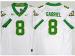 Oregon Ducks #8 Dillon Gabriel White College Football F.U.S.E. Limited Jersey