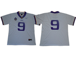 LSU Tigers #9 White 125th Season College Football Jersey