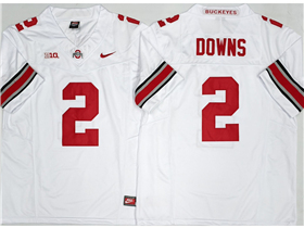Ohio State Buckeyes #2 Caleb Downs White College Football F.U.S.E. Limited Jersey