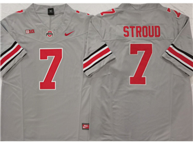 Ohio State Buckeyes #7 C.J. Stroud Gray College Football F.U.S.E. Limited Jersey