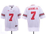 Ohio State Buckeyes #7 Dwayne Haskins Jr. White College Football Jersey