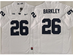 Penn State Nittany Lions #26 Saquon Barkley White College Football F.U.S.E. Limited Jersey