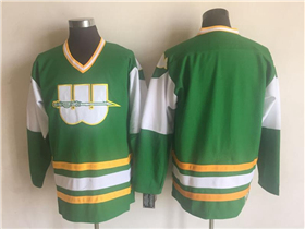 New England Whalers Vintage CCM Green Team Jersey