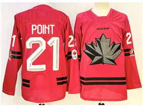 2026 Winter Olympics Team Canada #21 Brayden Point Home Red Hockey Jersey