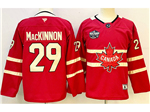 2025 4 Nations Face-Off Team Canada #29 Nathan MacKinnon Youth Red Hockey Jersey