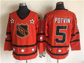 NHL 1978 All Star Game #5 Denis Potvin CCM Vintage Jersey