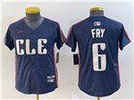 Cleveland Guardians #6 David Fry Youth Navy 2024 City Connect Limited Jersey