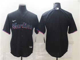 Miami Marlins Black Cool Base Team Jersey