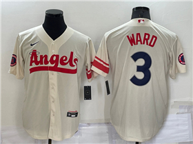 Los Angeles Angels #3 Taylor Ward Cream 2022 City Connect Jersey