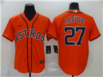 Houston Astros #27 José Altuve Orange Cool Base Jersey